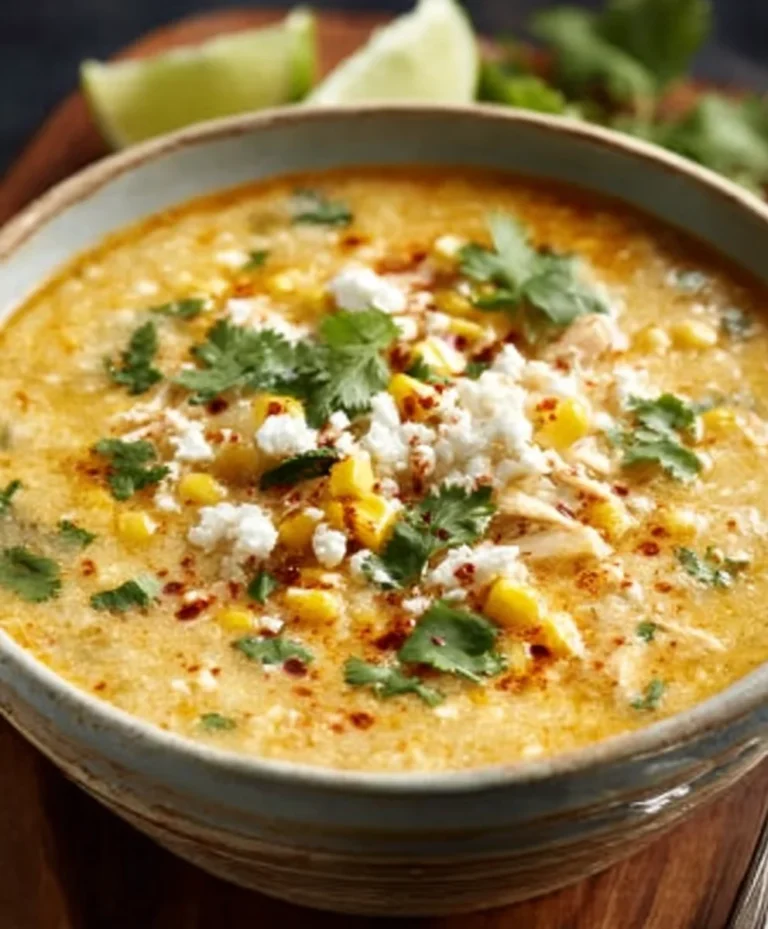 Spicy Mexican Street Corn Soup – Easy & Flavorful Recipe
