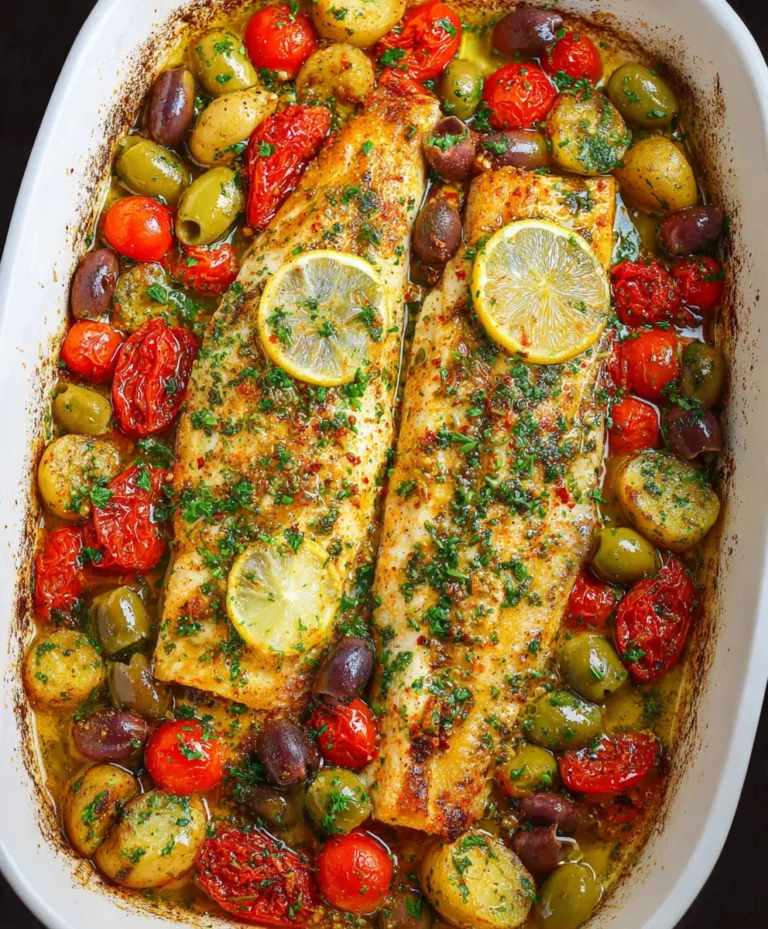 Easy Mediterranean Baked Fish Recipe – Delicious & Simple