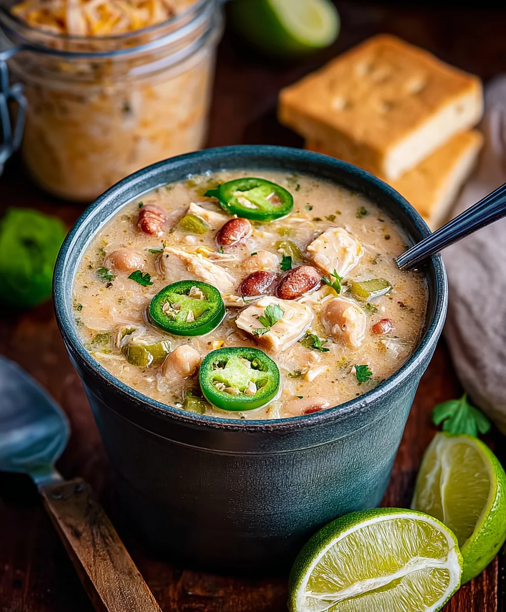 Spicy Cajun White Chicken Chili Recipe - Easy Flavor