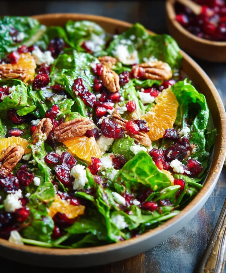 Festive Christmas Salad – Easy Beef & Cranberry Delight