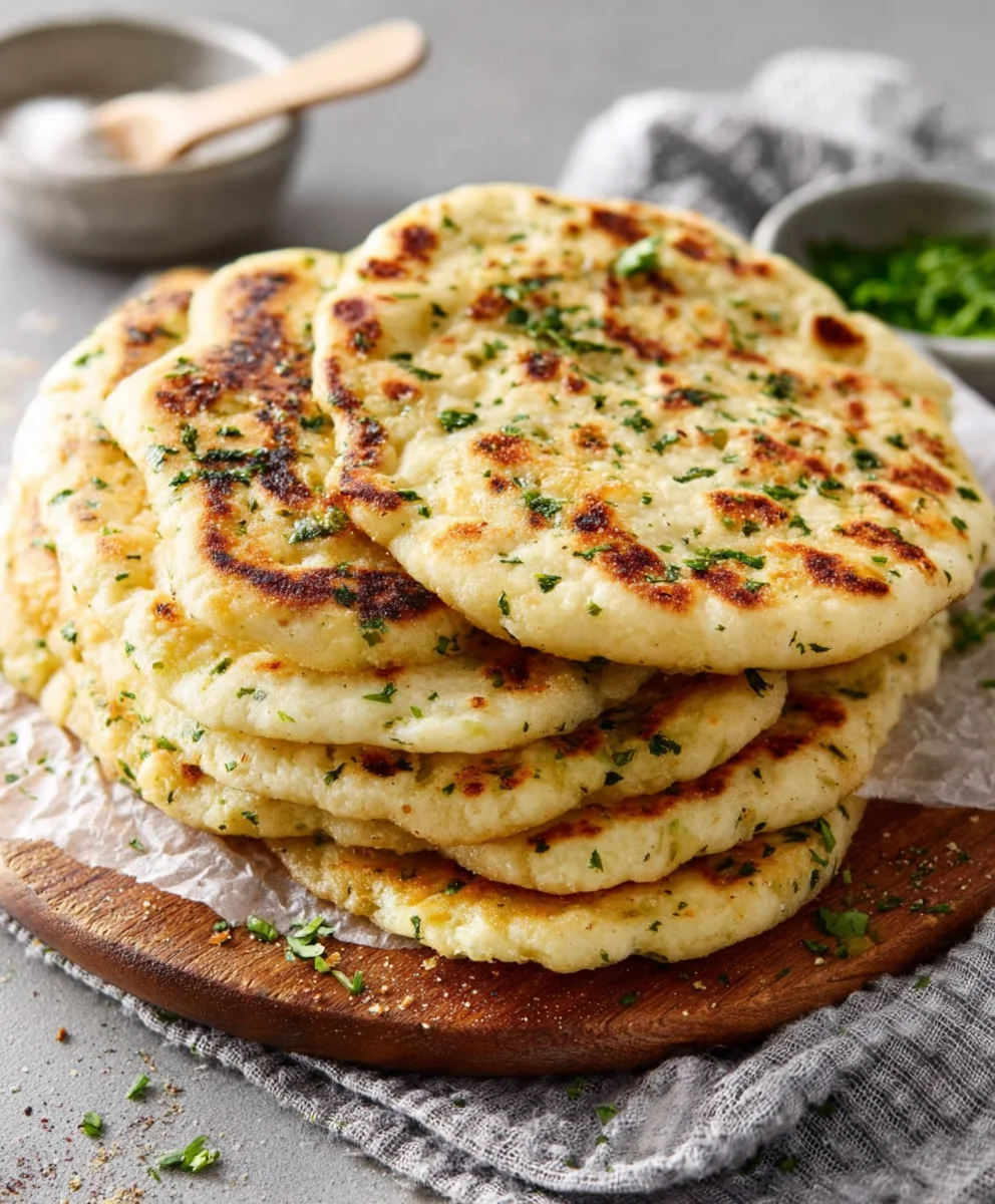 Easy Garlic Flatbreads Recipe - Quick & Delicious Side