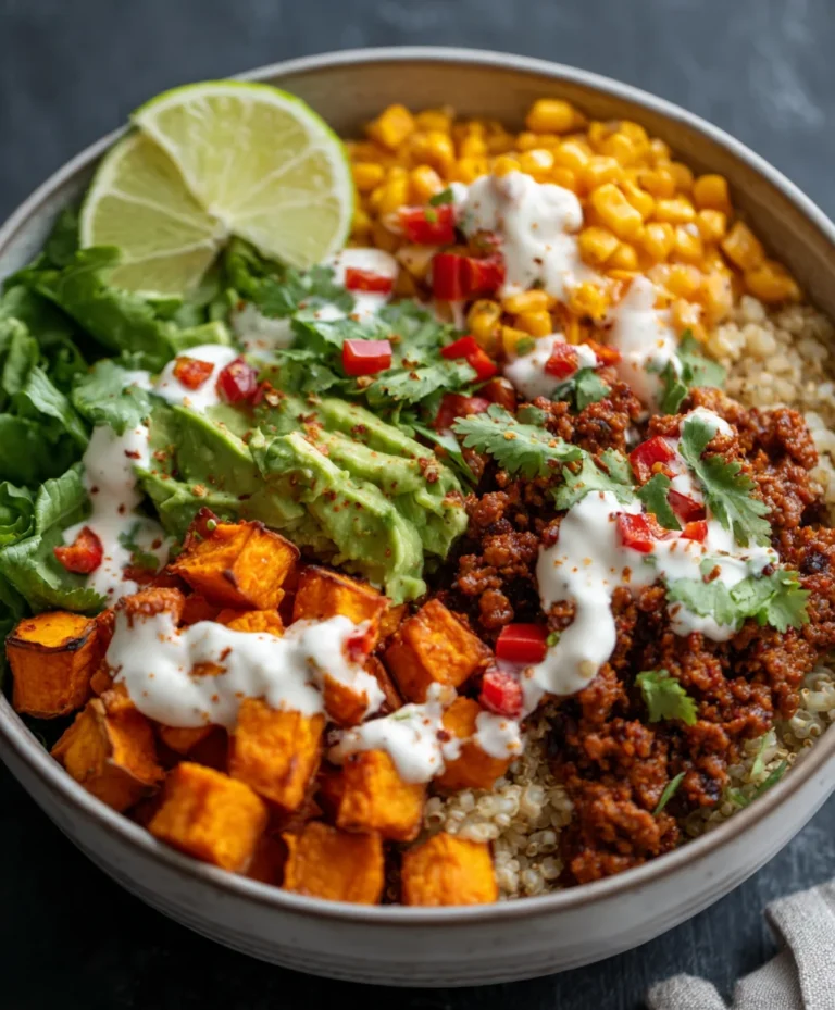 Flavorful Sweet Potato Taco Bowl – Easy & Delicious