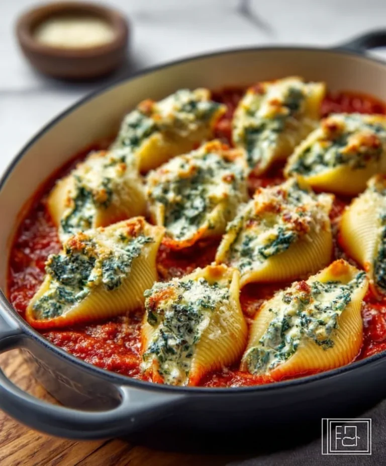 Spinach Ricotta Stuffed Shells Easy Recipe