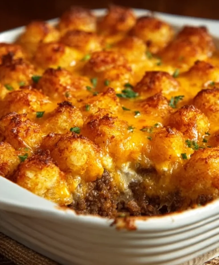 Easy Tater Tot Casserole Ground Beef Comfort Food