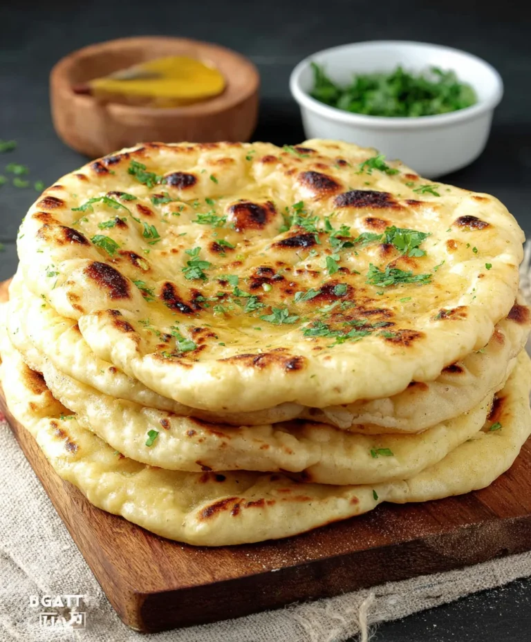 Easy Homemade Naan Bread Recipe-Soft & Chewy
