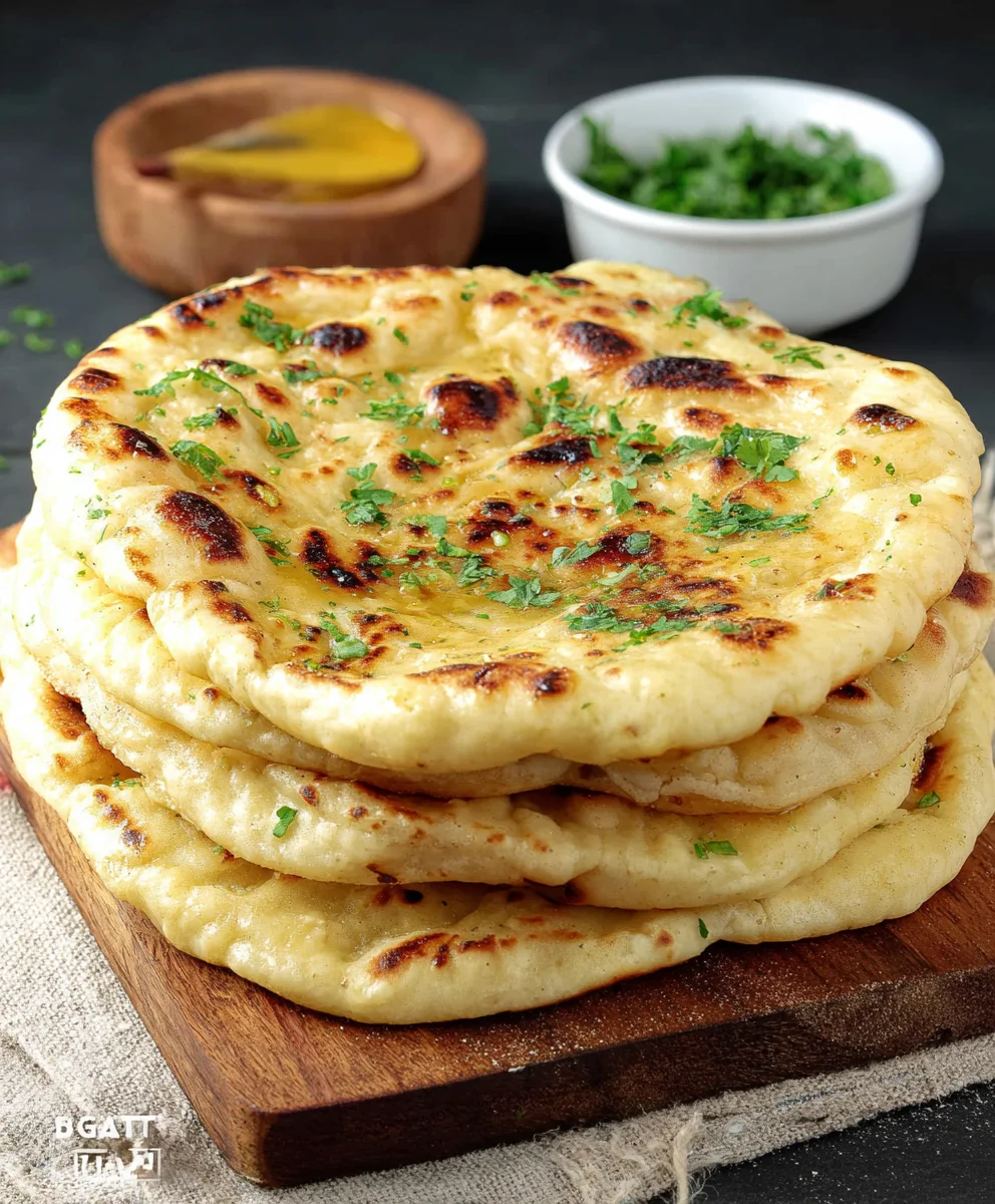 Easy Homemade Naan Bread Recipe-Soft & Chewy