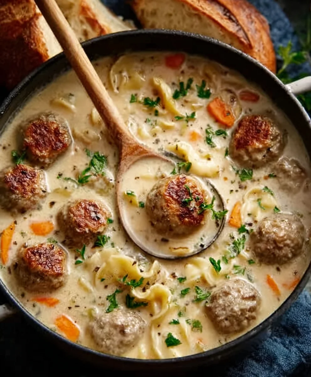 Cozy Beef Meatball Soup - Easy Weeknight Comfort