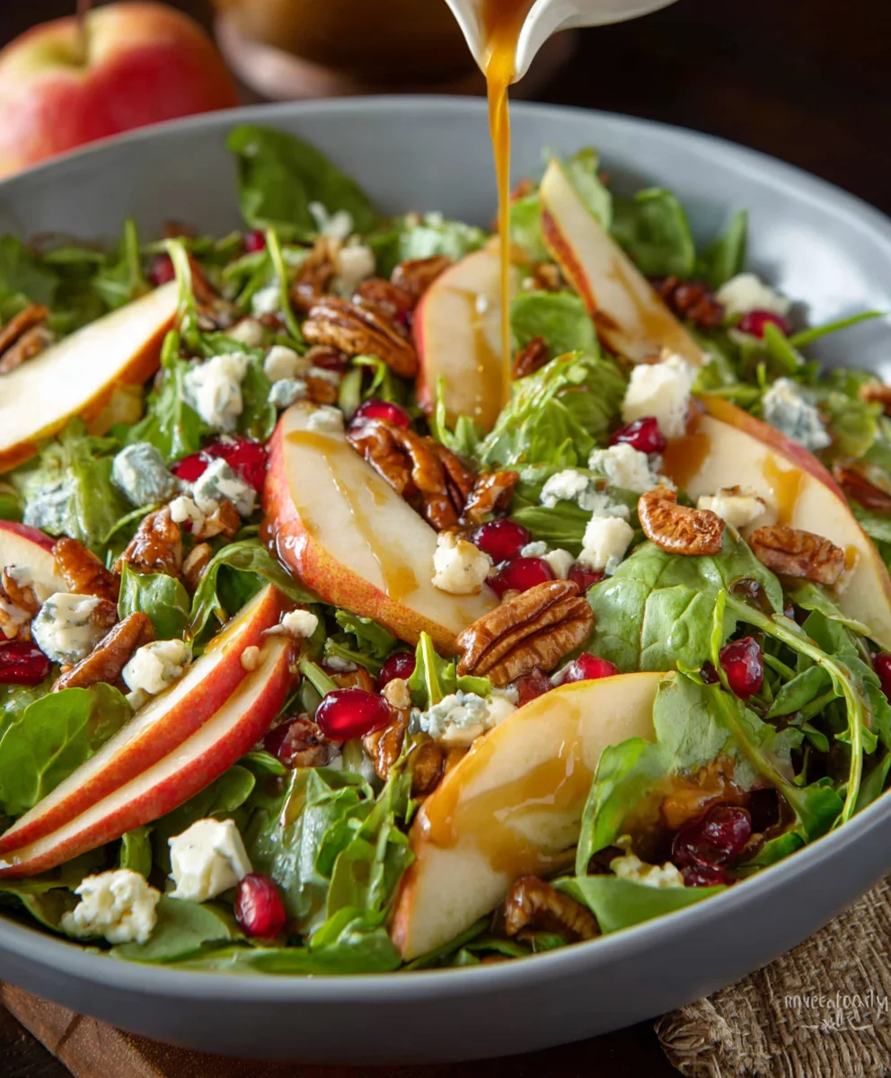 Easy Pear Salad with Balsamic Vinaigrette