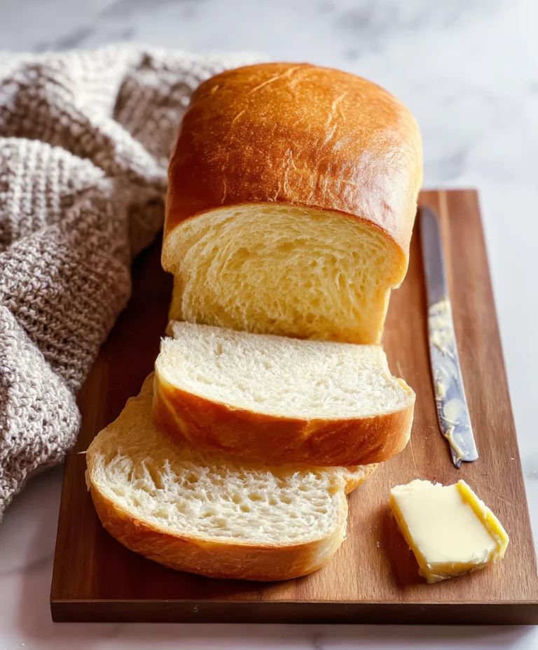 Easy Soft Fluffy Sandwich Bread Recipe