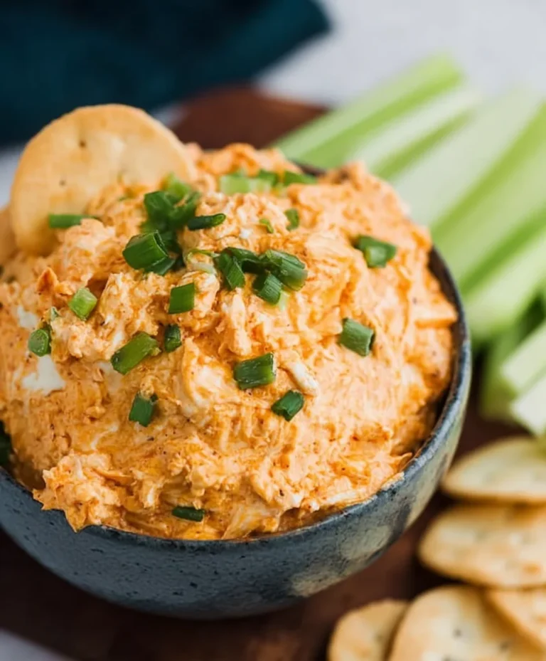 Easy Crockpot Buffalo Chicken Dip-Party Favorite