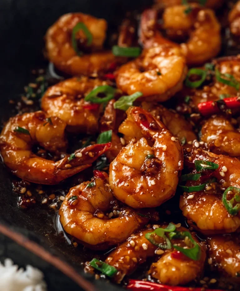 Spicy Asian Chilli Garlic Prawns-Flavorful Shrimp Recipe