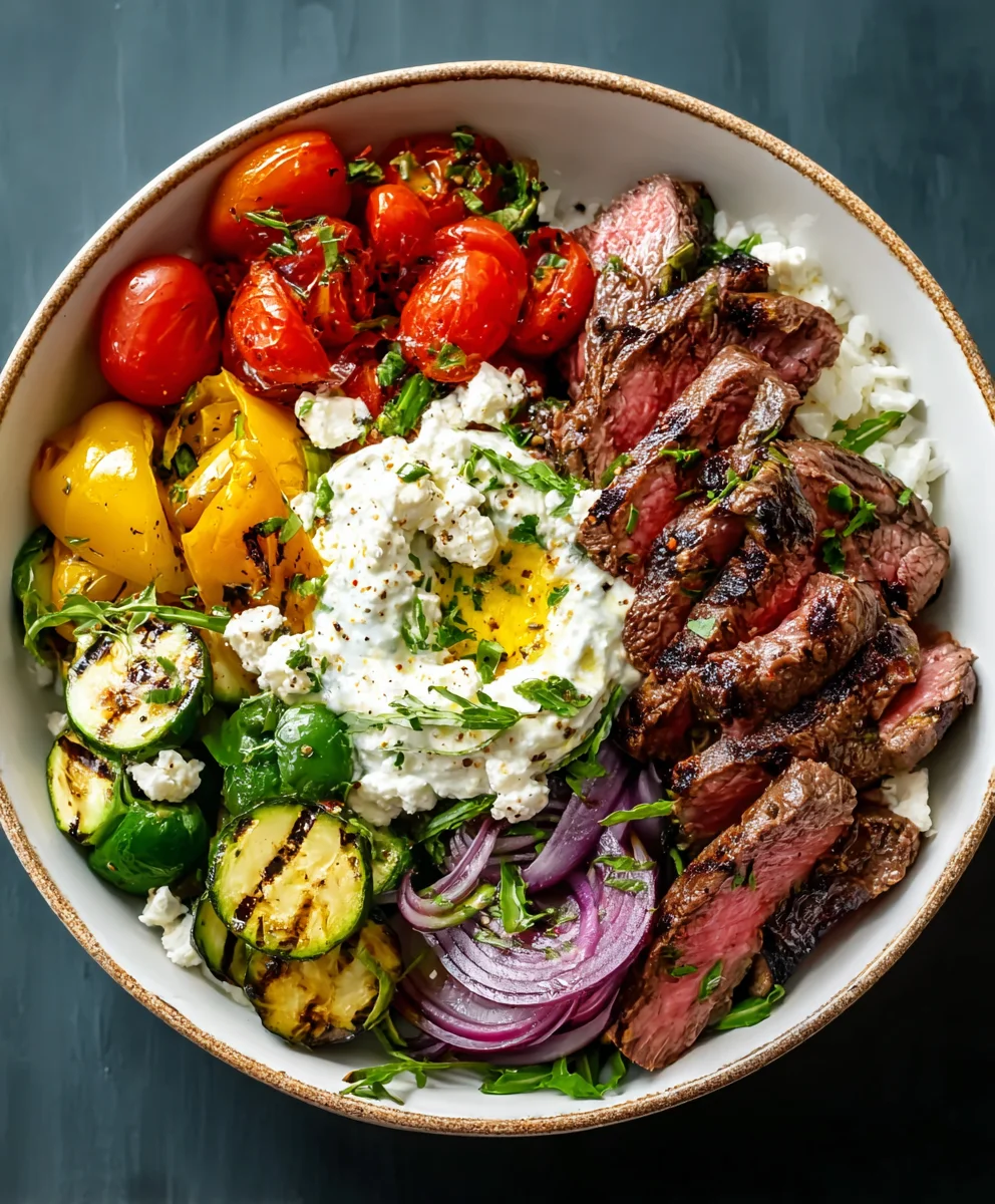 Mediterranean Beef Bowl - Easy & Flavorful Recipe