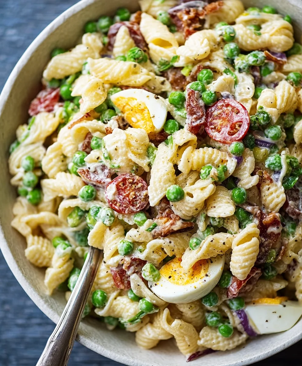Easy Creamy Pasta Salad Recipe - Delicious & Quick