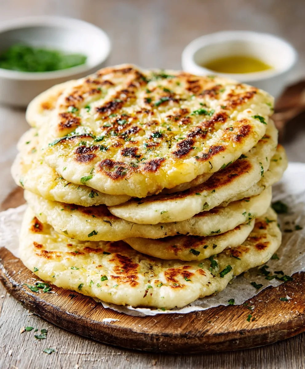 Easy Garlic Flatbread Recipe-Quick & Flavorful