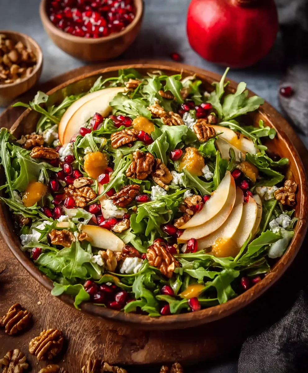 Juicy Christmas Salad Honey Mustard Dressing
