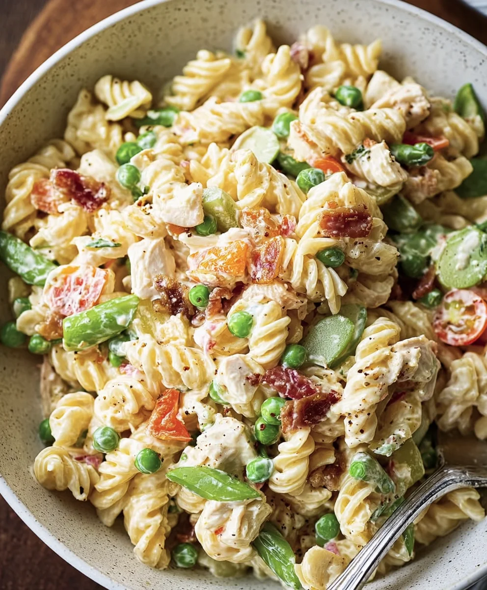 Easy Creamy Pasta Salad Recipe - Delicious & Quick