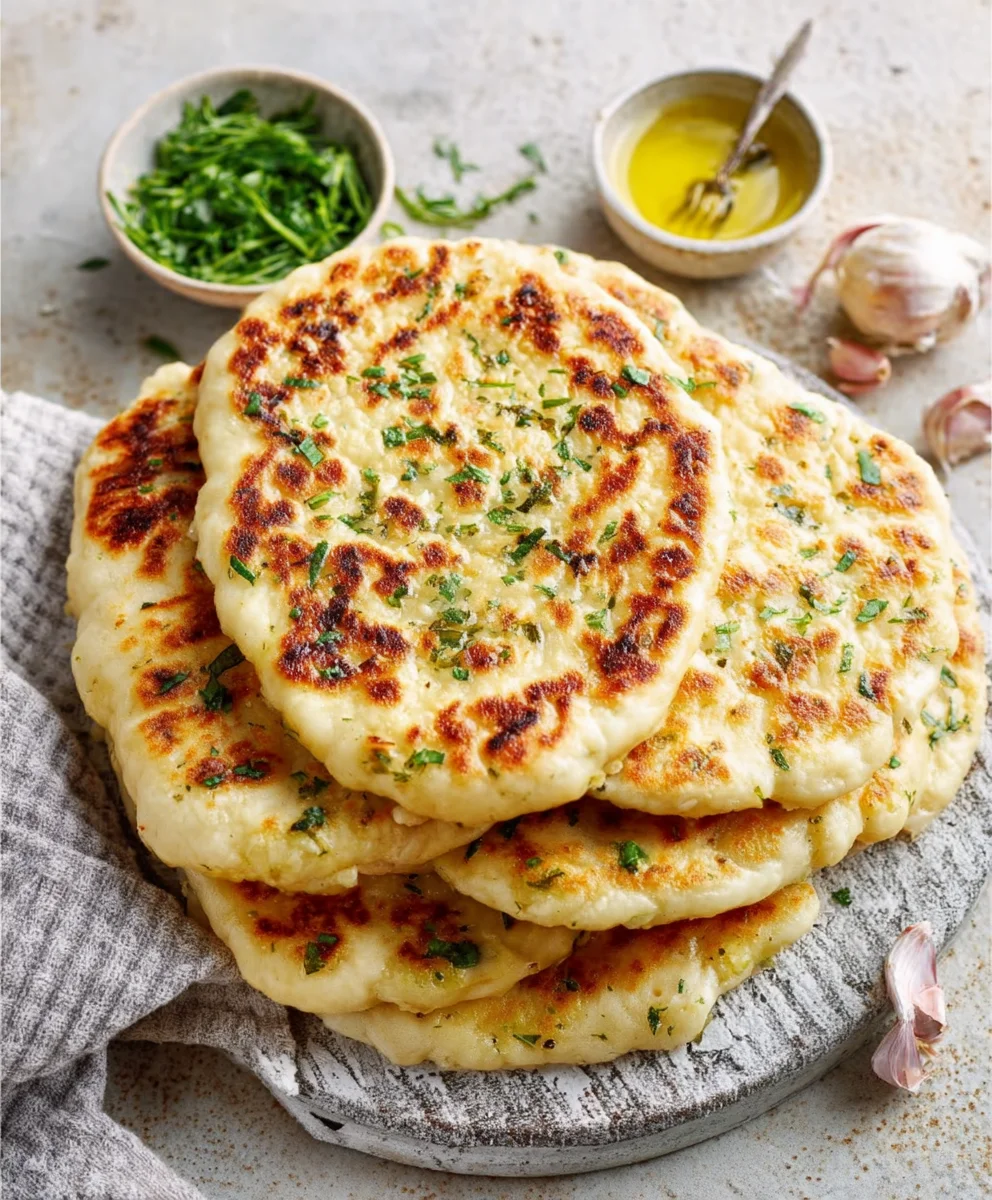 Easy Garlic Flatbread Recipe-Quick & Flavorful