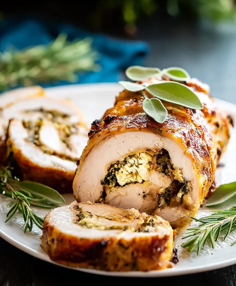 Easy Turkey Roulade- Delicious Festive Meal