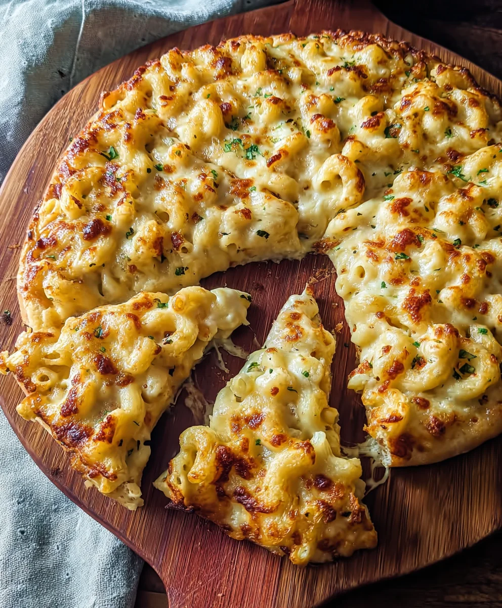 Ultimate Mac and Cheese Pizza-Creamy Deliciousness