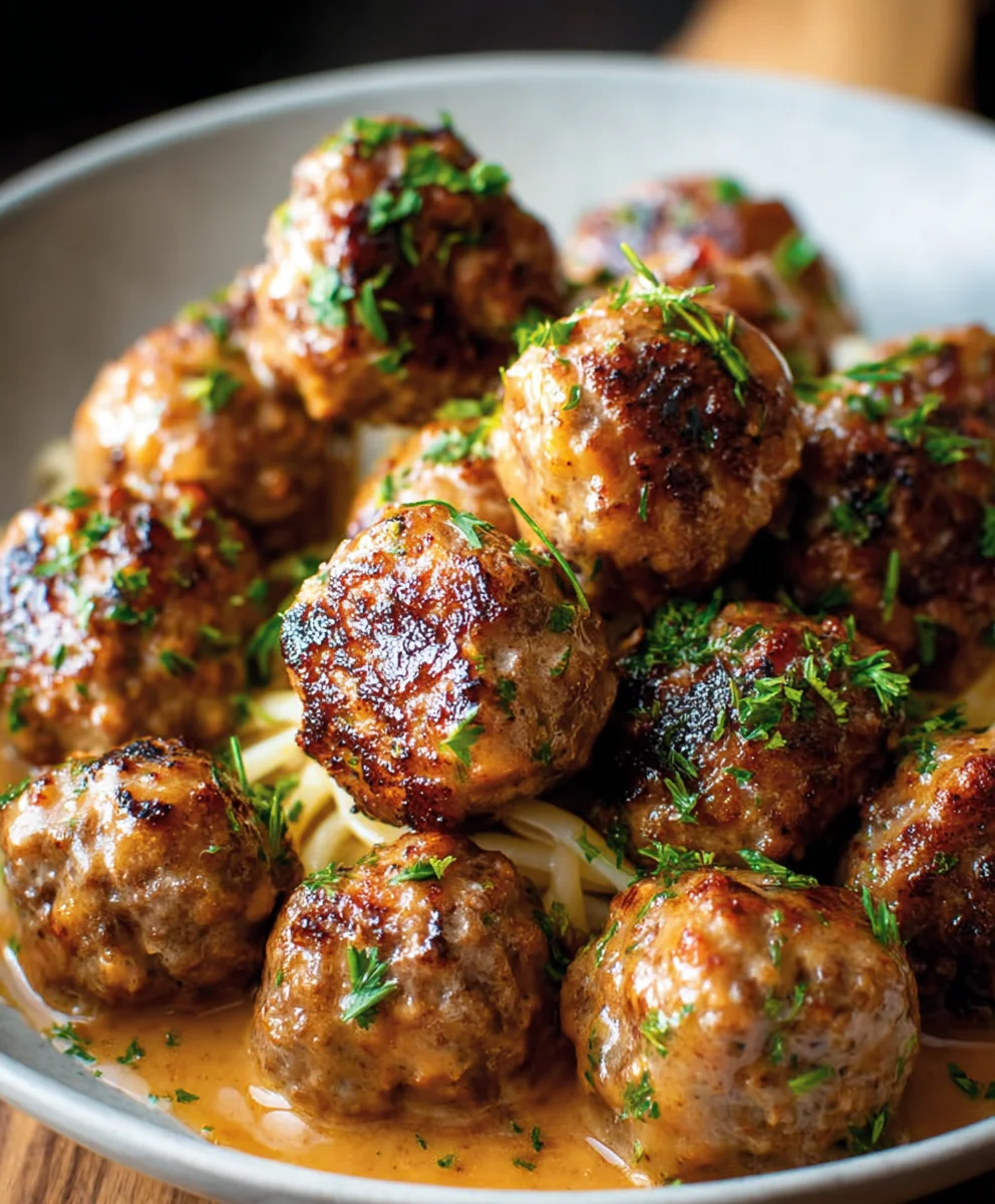 Beef and Apple Meatballs - Deliciously Sweet & Savory