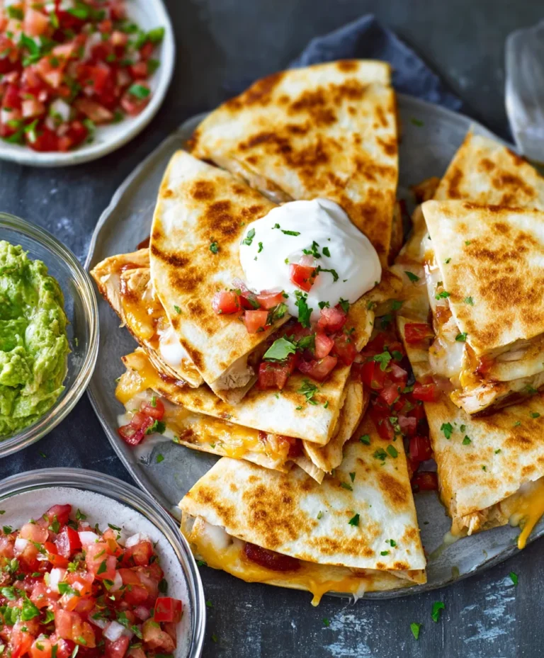 Easy Mini Chicken Quesadillas- Quick & Delicious Recipe