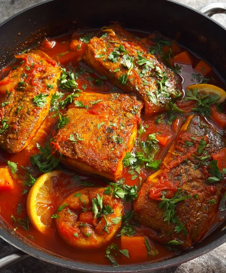 Spicy Moroccan Fish Recipe – Rich Flavorful Sauce