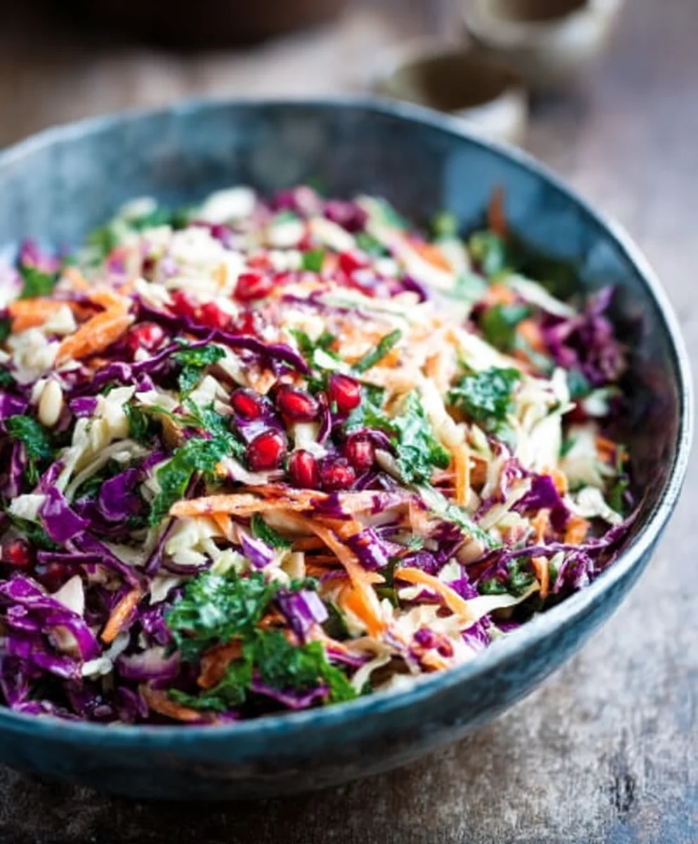 Hearty Winter Veggie Coleslaw Recipe-Flavorful & Fresh