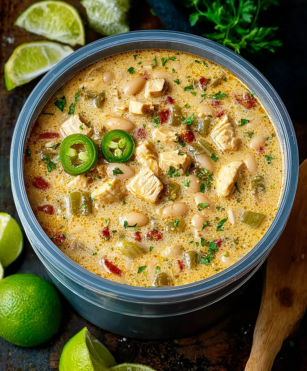 Spicy Cajun White Chicken Chili Recipe - Easy Flavor