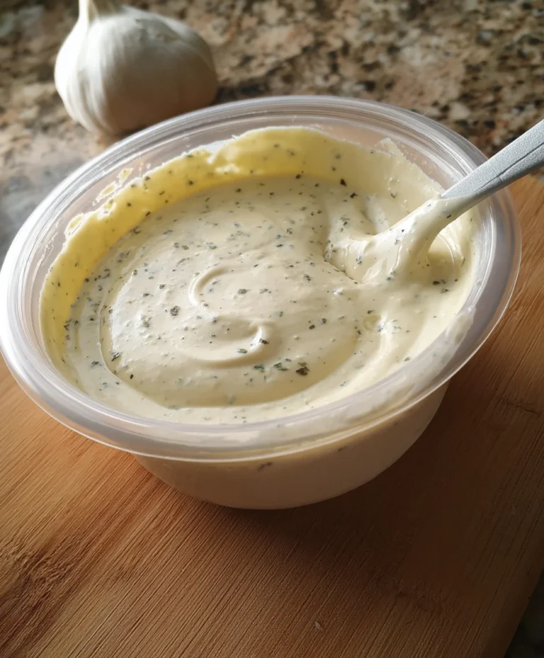 Easy Garlic Aioli Sauce- Creamy Dip Recipe
