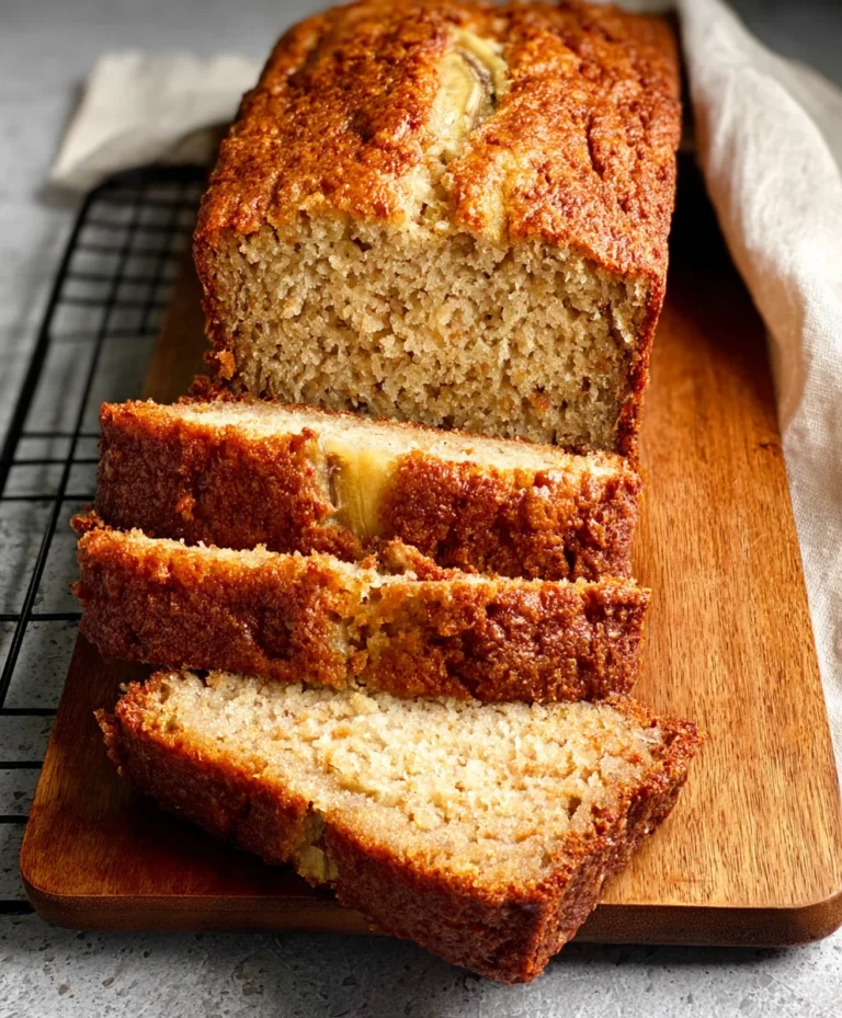 Healthy Cottage Cheese Banana Bread Recipe