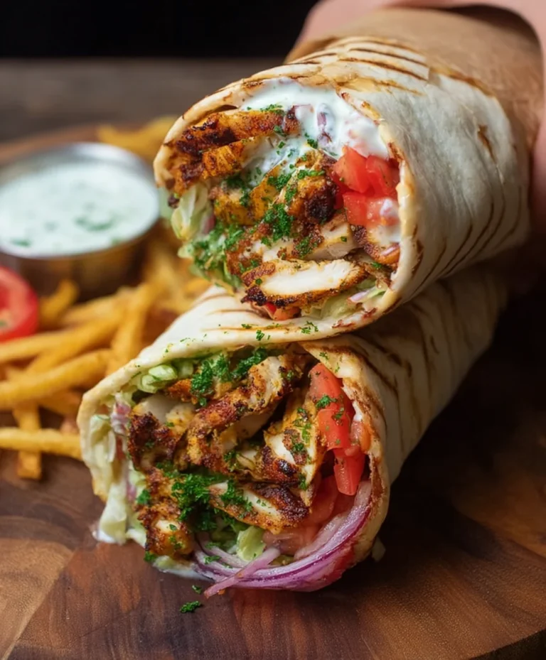 Easy Chicken Shawarma Wrap Recipe – Flavorful & Quick