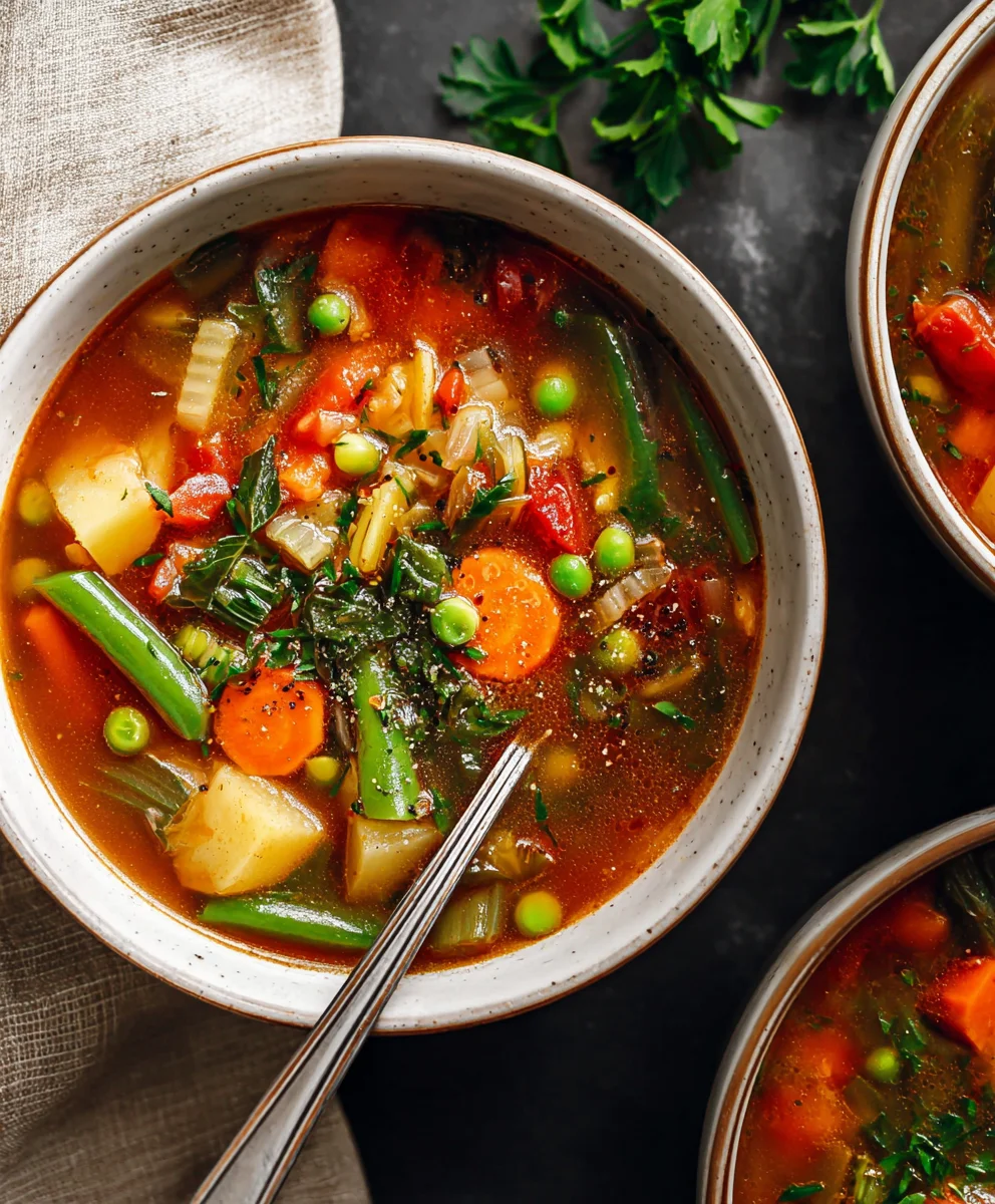 Easy Vegetable Soup- Quick & Healthy Recipe