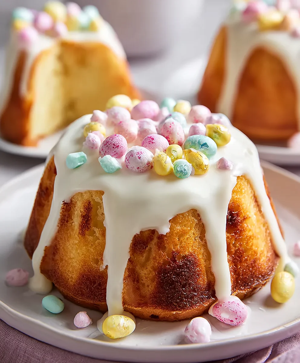 Surprise Inside Easter Bundt Cakes-Fun Easter Treat