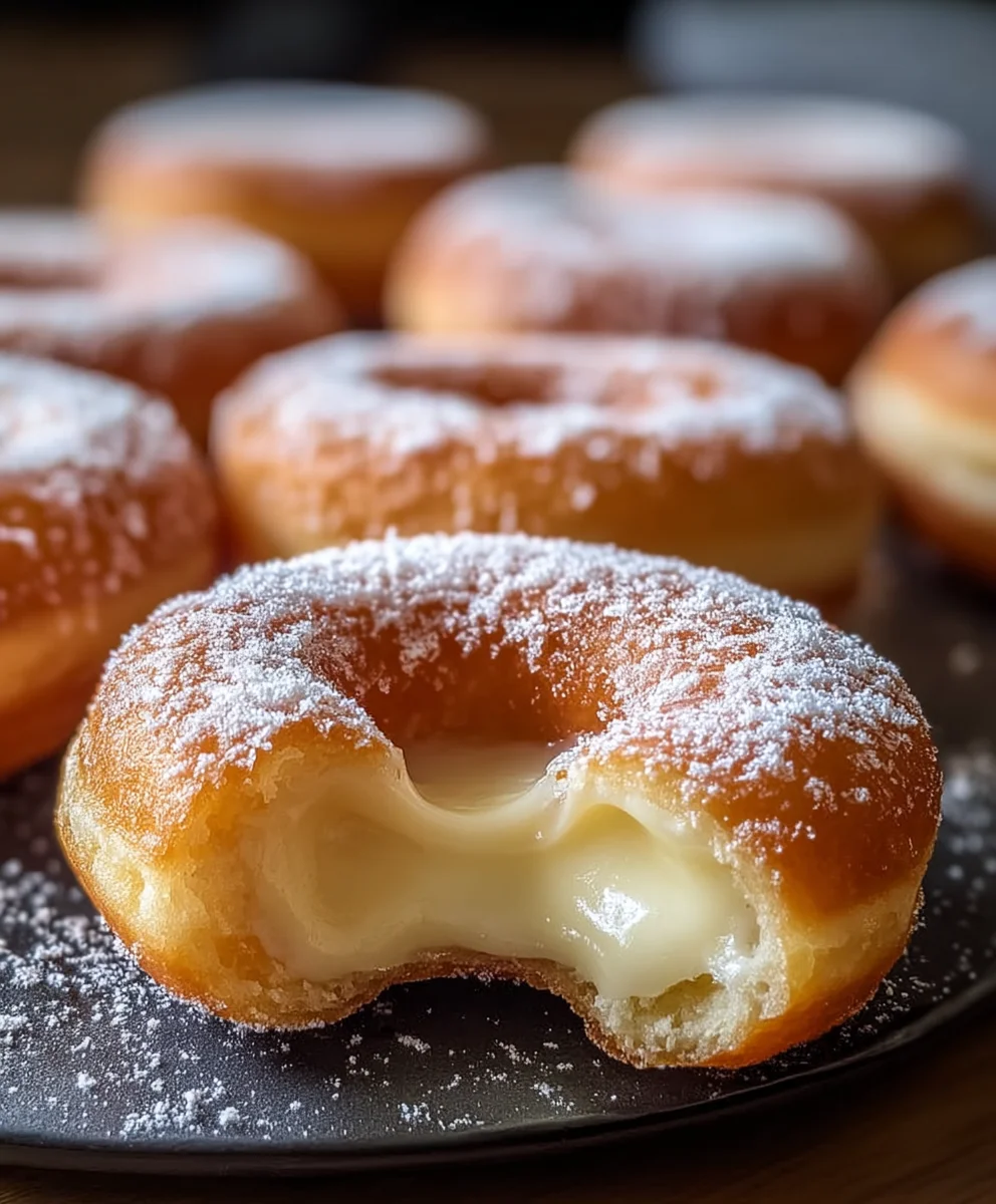 Melted Milky Cheese Donuts- Irresistible Treat