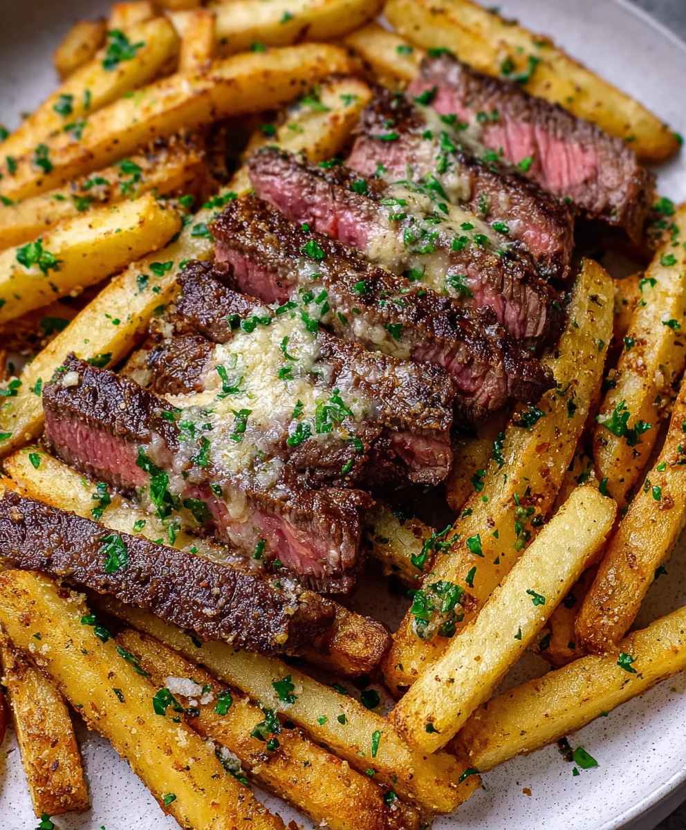 Garlic Parmesan Beef Fries-Easy Steak Recipe