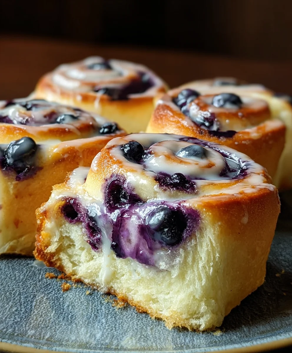 Blueberry Cheesecake Rolls-Easy Dessert Delight