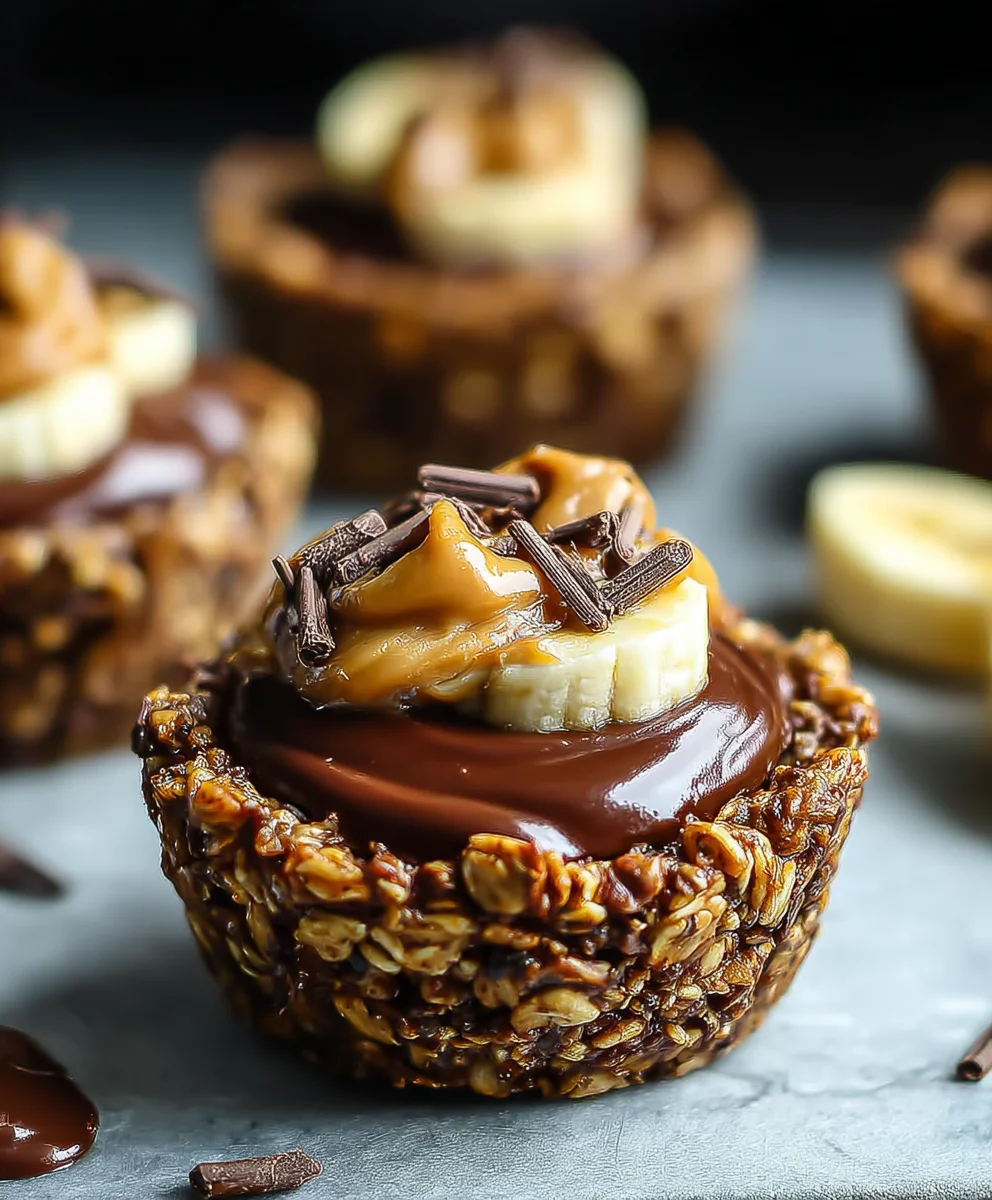 Chocolate Peanut Butter Granola Cups-Easy Recipe