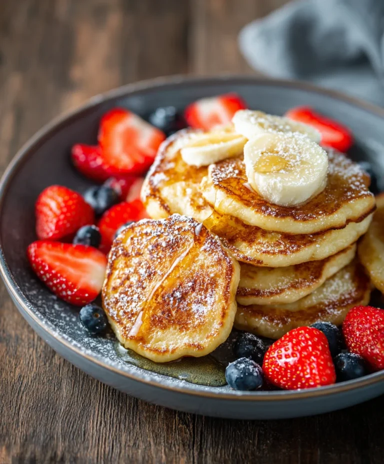 Fluffy Cottage Cheese Pancakes – Easy & Delicious Recipe