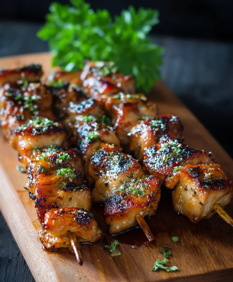 Easy Teriyaki Chicken Skewers-Grill Perfect