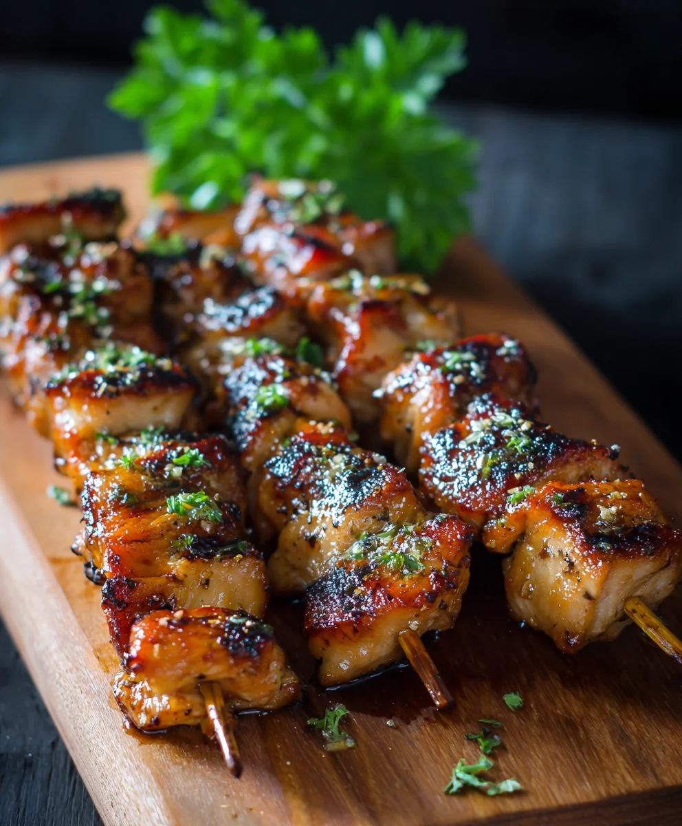 Easy Teriyaki Chicken Skewers-Grill Perfect