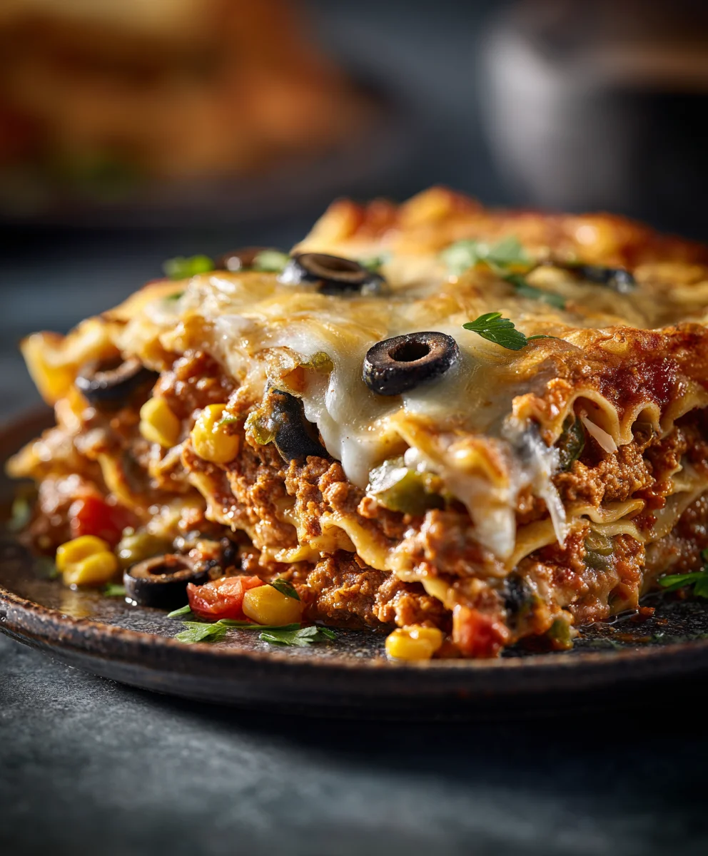 Easy Veggie Mexican Lasagna Recipe