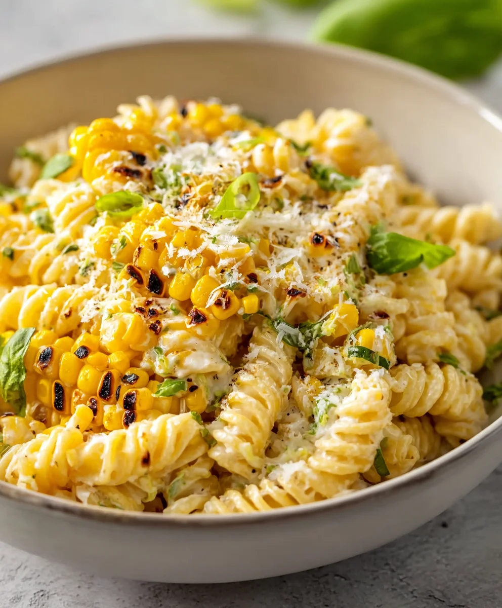 Creamy Street Corn Pasta Salad - Delicious & Easy