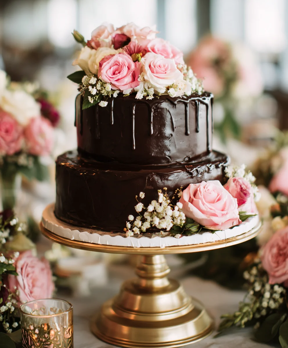 Black Tie Wedding Flowers - Grandmas Style at Wool Factory
