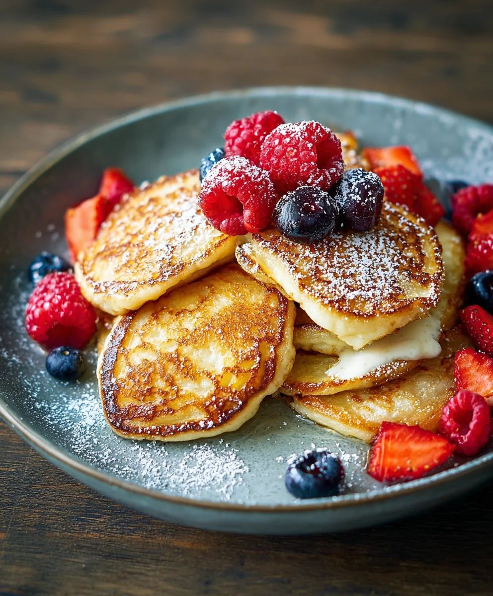 Fluffy Cottage Cheese Pancakes - Easy & Delicious Recipe