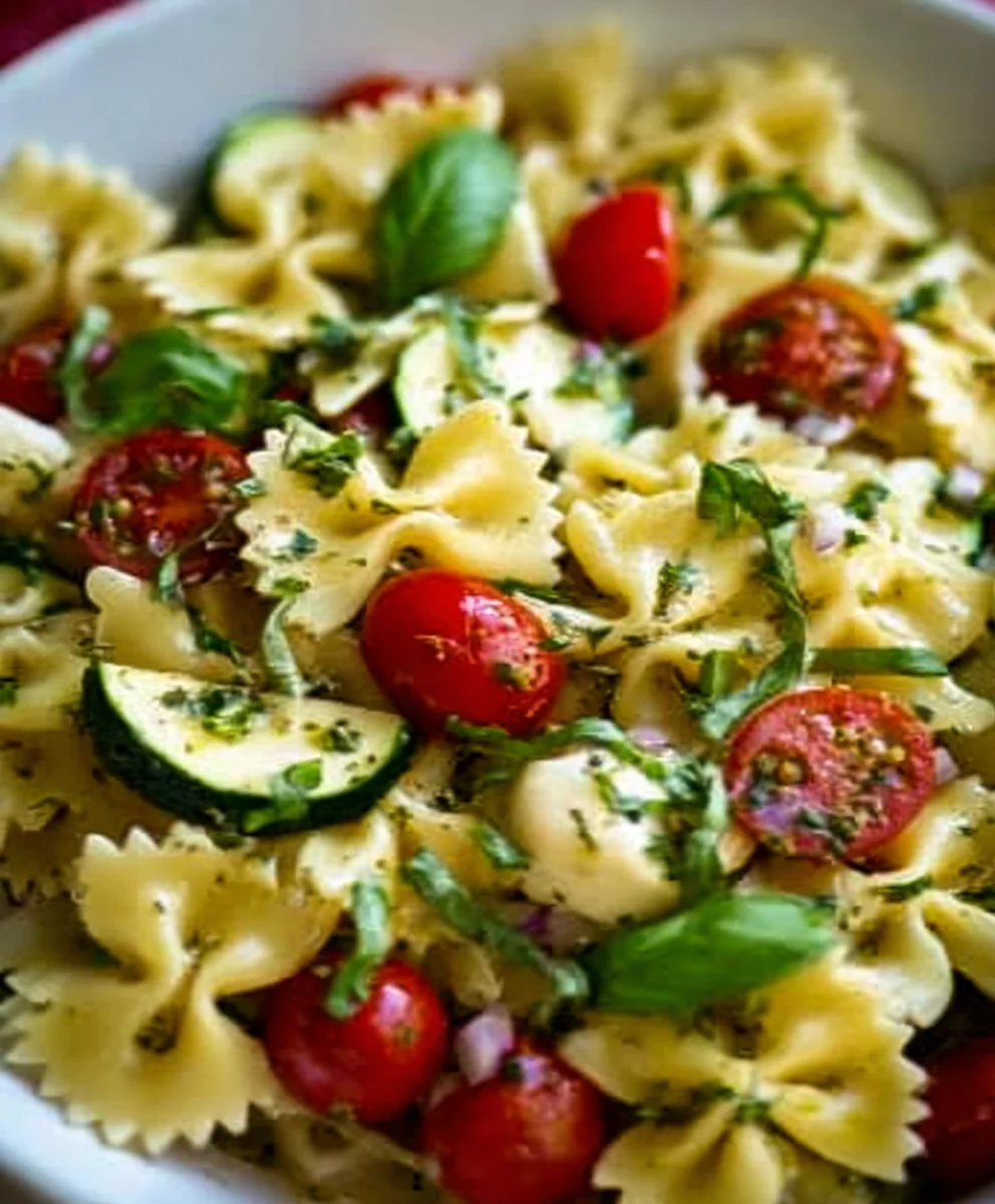 Easy Bow Tie Pasta Salad Recipe- Crowd Pleaser
