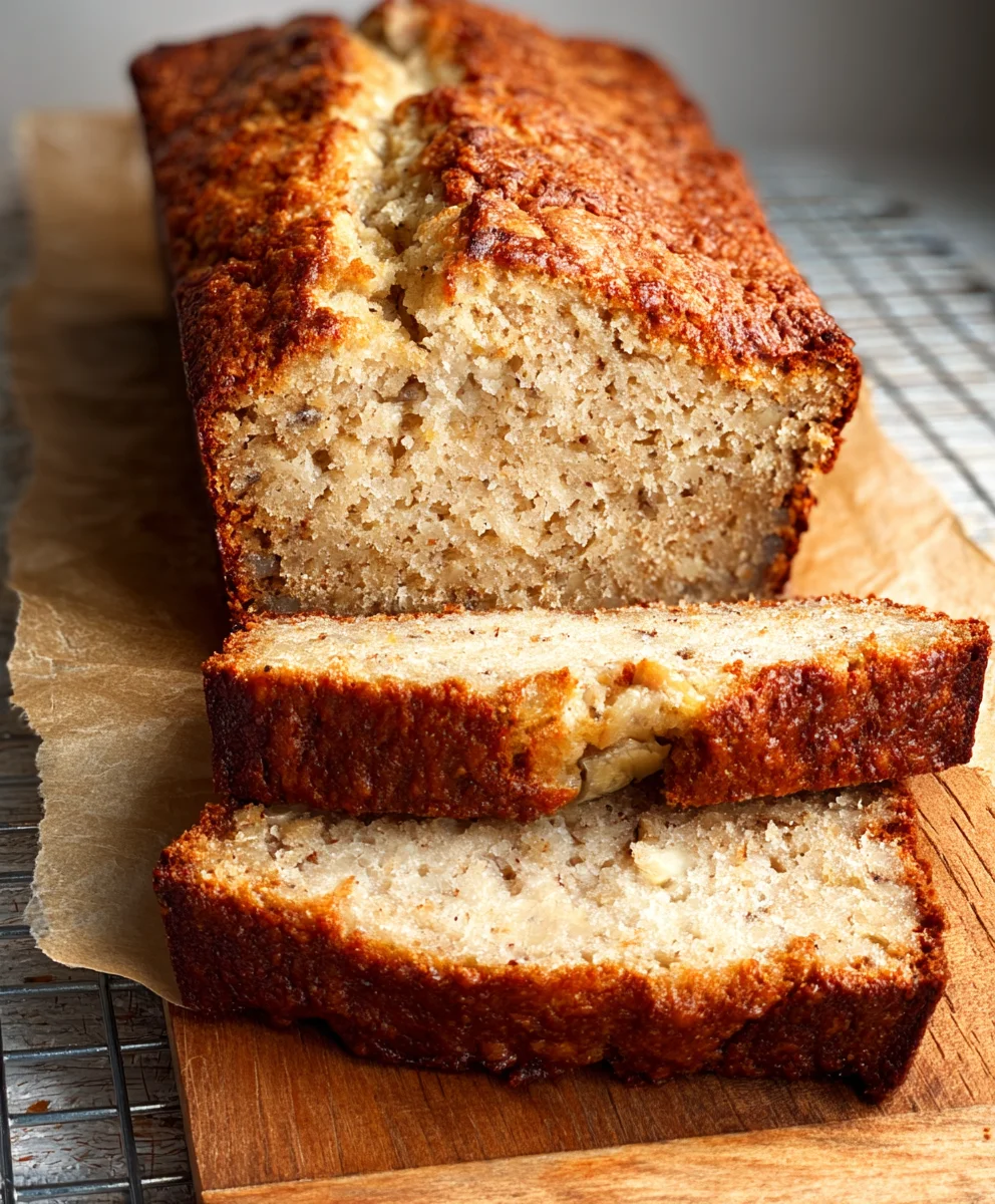 Healthy Cottage Cheese Banana Bread Recipe