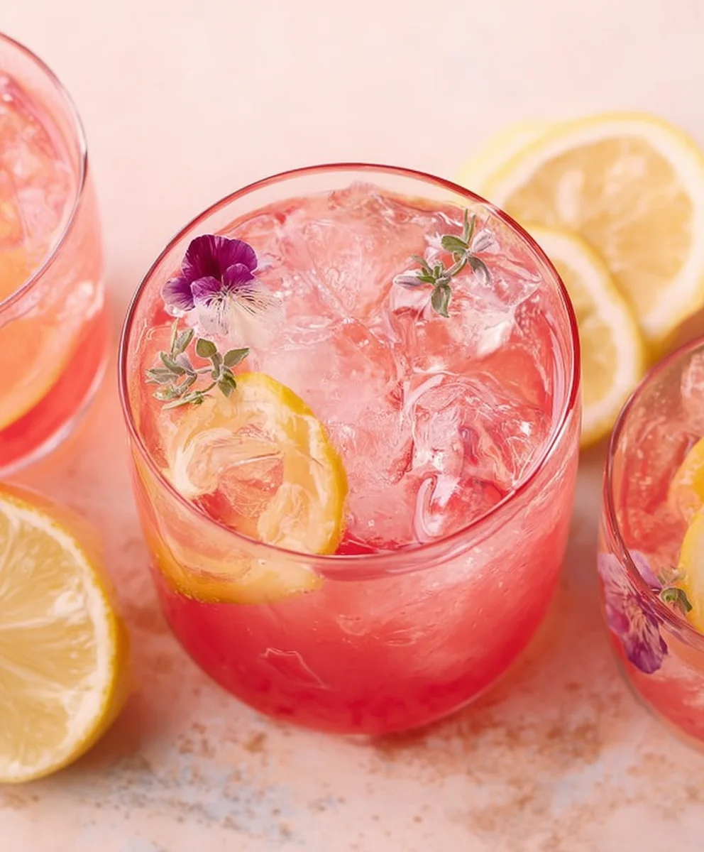 Refreshing Pink Lemonade Mocktail - Easy Recipe