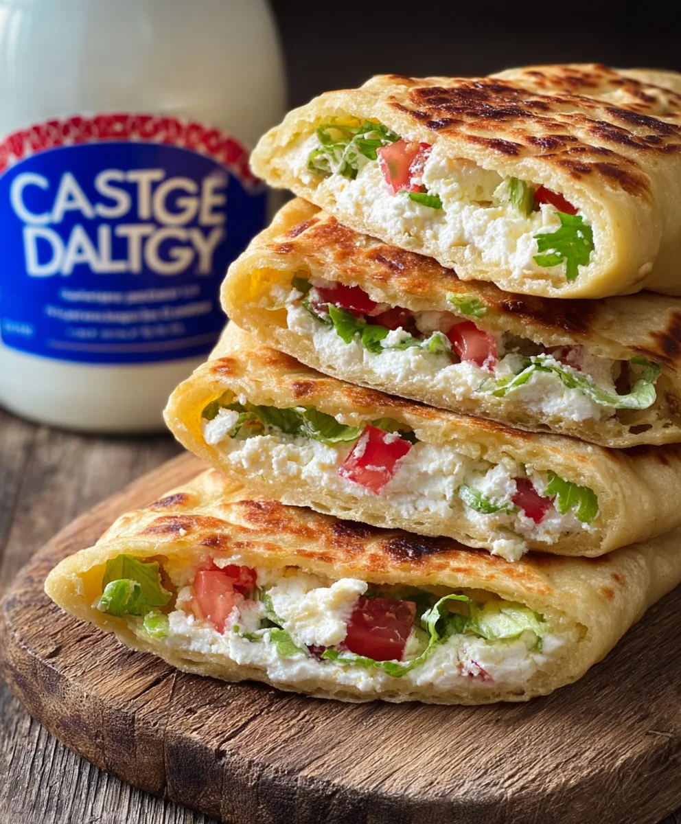 Easy Cottage Cheese Flatbread - Ingredients