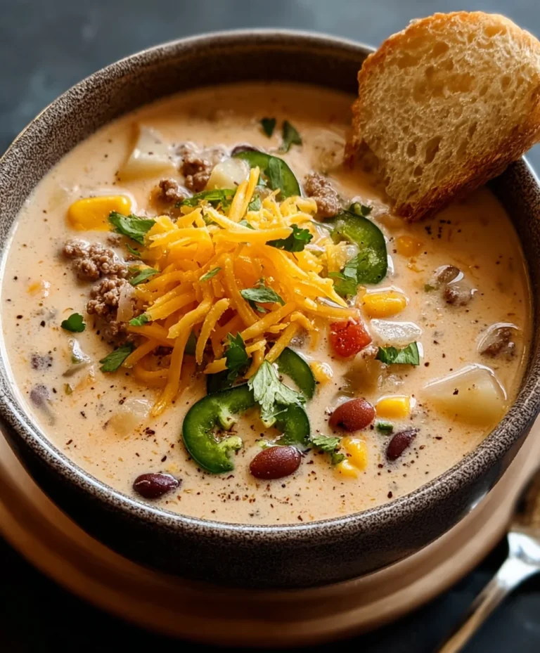 Creamy Cowboy Beef Soup- Cozy Weeknight Delight