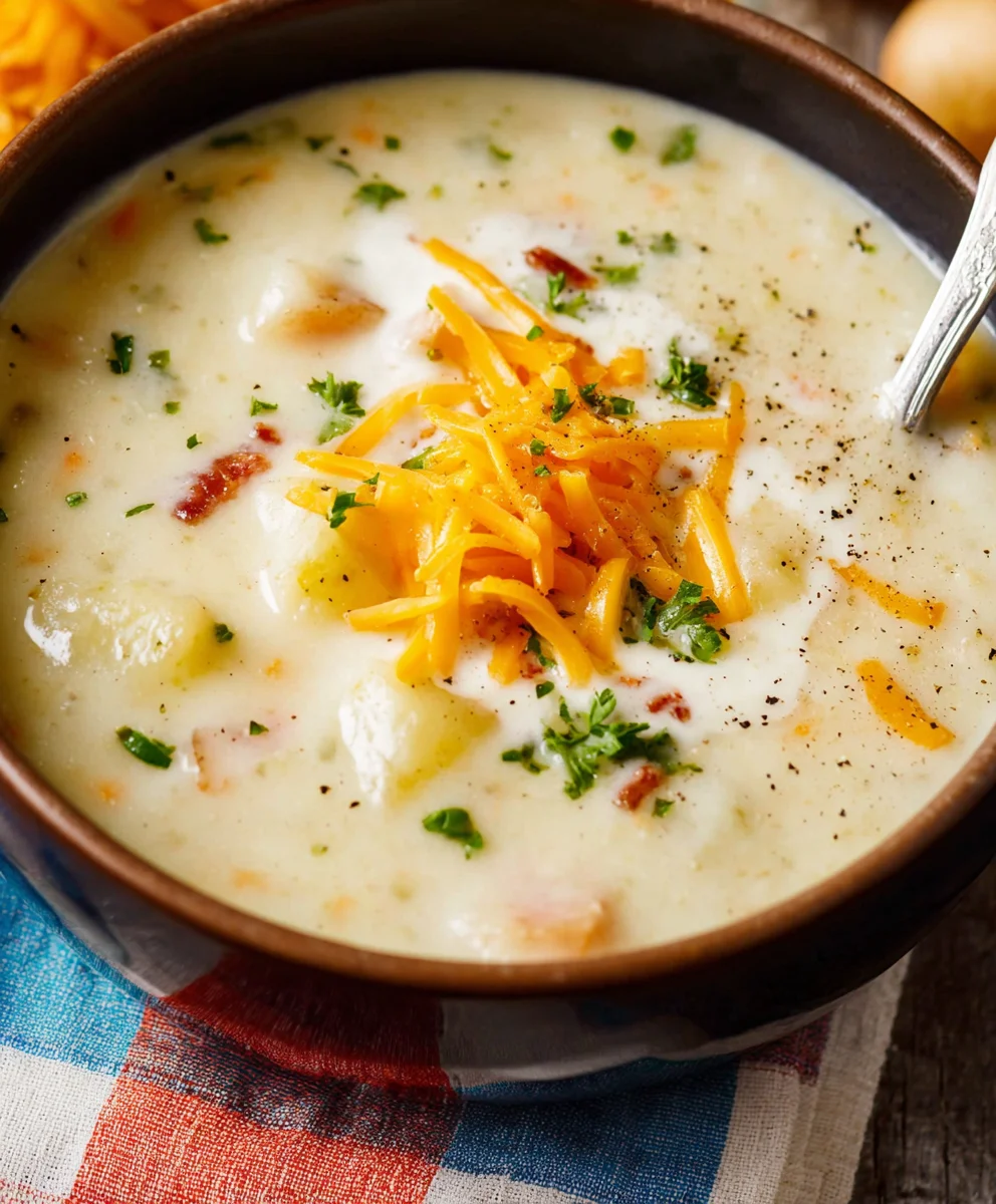 Easy Potato Soup Recipe-Comfort Food Classic